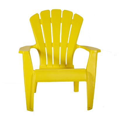 Chaise plastique jaune KC105