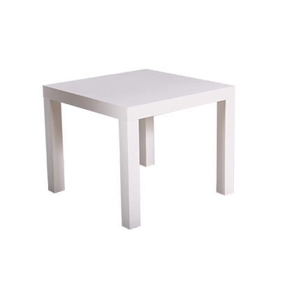 Table blanche carrée KB103